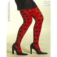 Neon Dotted Pantyhose Accessory For Lingerie Fancy Dress