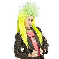 neon yellow green punkadelic wig