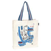 new york cityscape large natural tote bag
