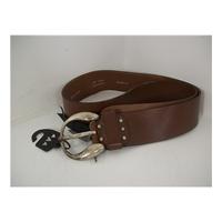 NEW Per Una Brown Leather Belt Size Large