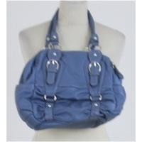 New Directions blue faux leather handbag