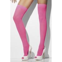 Neon Pink Ladies Opaque Hold-ups