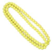 necklace 100cm neon yellow