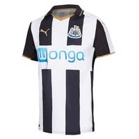 Newcastle United Home Shirt 2016-17- Kids, Black/White