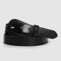 Ne-Retro Buckled Belt with Round Tip