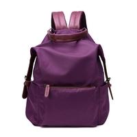 New Men Women Backpack Waterproof Nylon Bag Zipper Rucksack School Casual Travel Bag