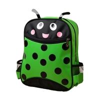 New Kids Unisex Backpack Cartoon Animal Beetle Print Zipper Adjustable Straps Children Boys Girls Schoolbag