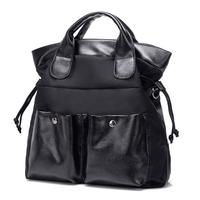 new fashion women handbag splice nylon large capacity multi pockets cr ...