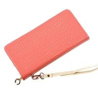 New Fashion Women Long Purse Stone Pattern Patent PU Leather Candy Color Coin Card Wallet Wristlet Bag