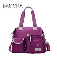 new fashion women handbag nylon oxford large capacity multi pockets ca ...