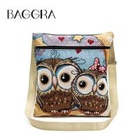 new women handbag shoulder bag embroidered jacquard cartoon casual vin ...