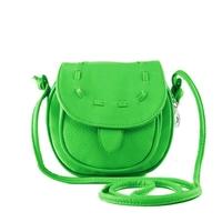 New Fashion Women Mini Shoulder Bag PU Leather Messenger Crossbody Bag Drawstring Handbag Lime Green