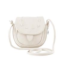 New Fashion Women Mini Shoulder Bag PU Leather Messenger Crossbody Bag Drawstring Handbag White