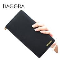 New Fashion Women Wallet PU Leather Fold Long Design High Capacity Multifunction Zipper Purse Clutch Bag