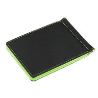 New Fashion Men Clip Wallet High Quality PU Leather Multifunction Colorful Business Wallet Green/Gray/Brown