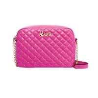 New Fashion Women Shoulder Bag PU Leather Candy Color Quilted Pattern Rivet Crossbody Chain Bag