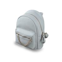 new women pu leather backpack chain zipper pocket large capacity stude ...
