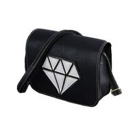 New Fashion Women Crossbody Bags Soft PU Diamond Pattern Flap Casual Small Mini Shoulder Messenger Bag Handbag
