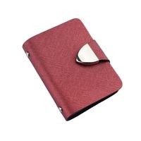 new fashion women card id holder faux leather fold design multiple car ...