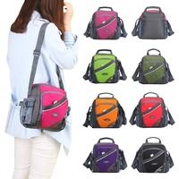 new unisex nylon crossbody bag waterproof contrast color zipper multi  ...