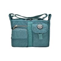 New Fashion Women Shoulder Bag Waterproof Nylon Zipper Pockets Durable Crossbody Bag