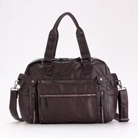 new fashion men crossbody bag large capacity multi pockets zipper casu ...