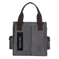 New Unisex High-Grade Handbag Canvas Zipper Multi-Pocket Tote Casual Business Laptop Bag Shoulder Bag Crossbody bag