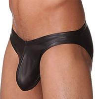 New explosion of special offer masculine men men\'s sexy leather leather Jitu underwear briefs