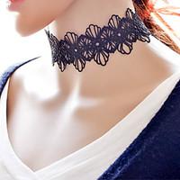Necklace Choker Necklaces Tattoo Choker Jewelry Party Daily Casual Sports Tattoo Style Sexy Fashion Bohemia Punk Adorable Lace 1set 1pc