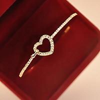New Fashional Rhinestone Heart Bracelet Christmas Gifts