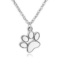 Necklace Dog\'s Paw Pendant Necklaces Jewelry Party / Daily Unique Design Lovely