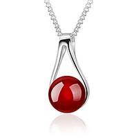 Necklace Pendant Necklaces Jewelry Daily / Casual Fashion Silver / Sterling Silver Silver 1pc Gift