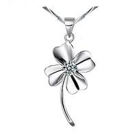 Necklace Pendant Necklaces Jewelry Daily / Casual Fashion Silver / Sterling Silver Silver 1pc Gift