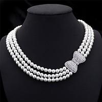 Necklace PearlChoker Necklaces / Chain Necklaces / Collar Necklaces / Statement Necklaces / Strands Necklaces / Vintage Necklaces / Pearl
