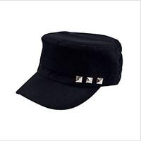 Newest Korean Casual Cotton Flat Cap Rivet