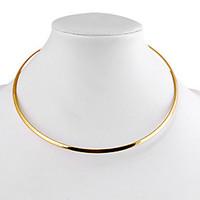 Necklace Choker Necklaces Jewelry Daily / Casual Fashion Alloy Gold / Silver 1pc Gift