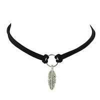 Necklace Choker Necklaces Tattoo Choker Jewelry Party Daily Casual Tattoo Style Fashion Bohemia Alloy Leather Lace 1pc Gift Black