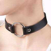 Necklace Choker Necklaces Tattoo Choker Jewelry Daily Casual Tattoo Style Fashion Punk Alloy Leather 1pc GiftBeige Coffee Navy Black
