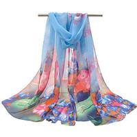 new fashion women chiffon scarf vintage sexy cute party casual 4 color ...