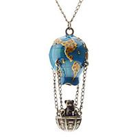 Necklace Pendant Necklaces Jewelry Daily Fashion Alloy / Glass Blue 1pc Gift