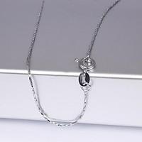 Necklace Chain Necklaces Jewelry Wedding / Party / Daily / Casual Fashion Alloy Silver 1pc Gift