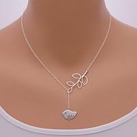 Necklace Pendant Necklaces Jewelry Party / Daily / Casual Fashion Alloy Silver 1pc Gift