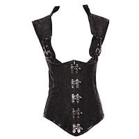 New Hot Sale Sexy Women Waist bust Corset Halter Satin Corsets Body Shapewear Cincher Bustier corset set leather