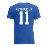 neymar brazil ringer tee blue