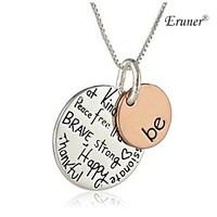 Necklace Pendant Necklaces Jewelry Party / Daily / Casual / Sports Fashion Alloy Silver 1pc Gift