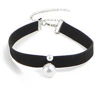 Necklace Europe Pearl Collar Fashion Short Black Necklace Choker Necklace