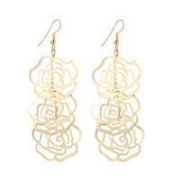 new arrival fashion vintage beautiful plated goldsilver hollow rose fl ...