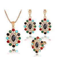 necklaceearrings euramerican fashion resin alloy drop 1 necklace 1 pai ...