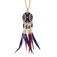 Necklace Pendant Necklaces Jewelry Party / Daily / Casual Fashion / Bohemia Style / Personality Alloy / Leather Gold 1pc Gift