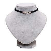 Necklace Choker Necklaces Jewelry Birthday / Daily / Casual / Christmas Gifts Basic Design Leather Men 1pc Gift Black